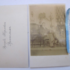 2 VANHAA Kuvallista Visiittikorttia Viipuri? 1890-l - pikkukuva 1