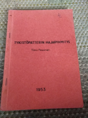 Timo Pesonen: Tykistöpatterin hajaryhmitys