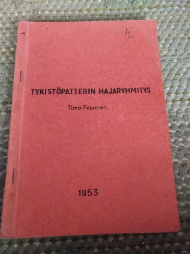 Timo Pesonen: Tykistöpatterin hajaryhmitys