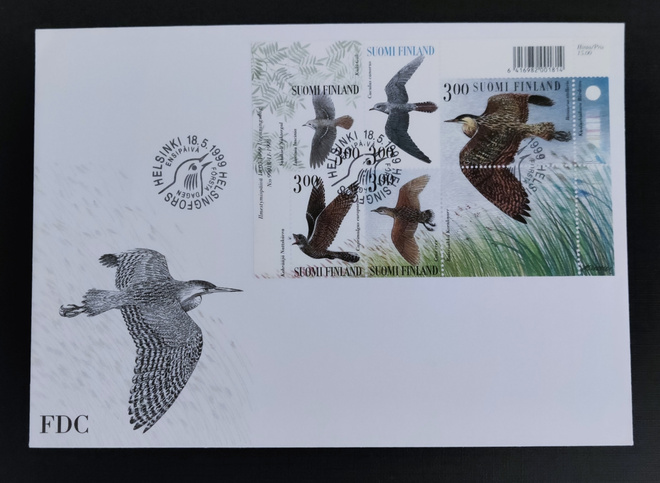 1999 FDC Suviyön lintuja