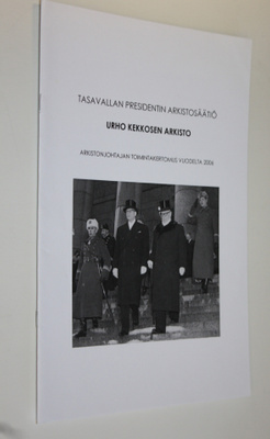 Tasavallan presidentin arkistosäätiö : Urho Kekkosen arki...