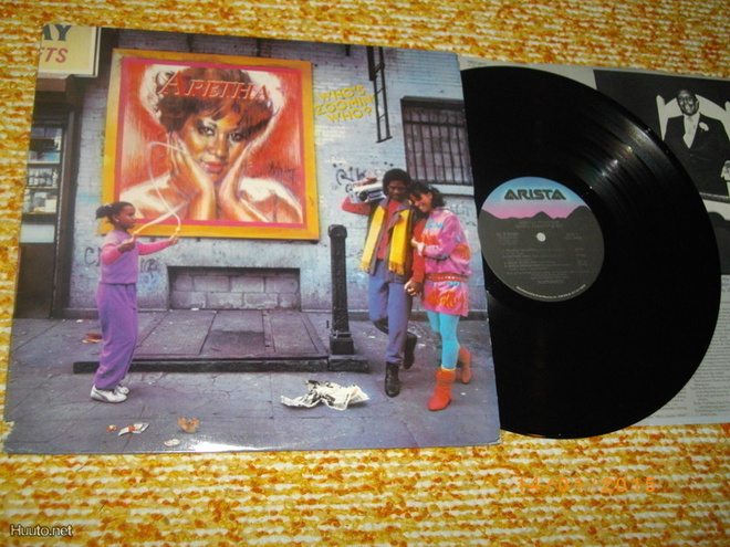 ARETHA FRANKLIN - Who's Zoomin Who - LP 1985 soul pop EX
