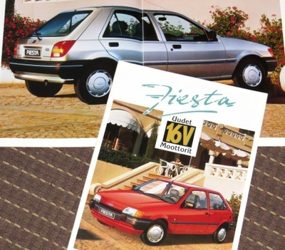1992 Ford Fiesta 16v PRESTIGE esite - suom KUIN UUSI 28 siv