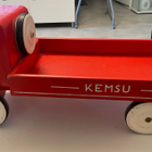 Puu kuorma-auto 1950 luvulta. Vankien tekemä. Pituus 72cm. - pikkukuva 4