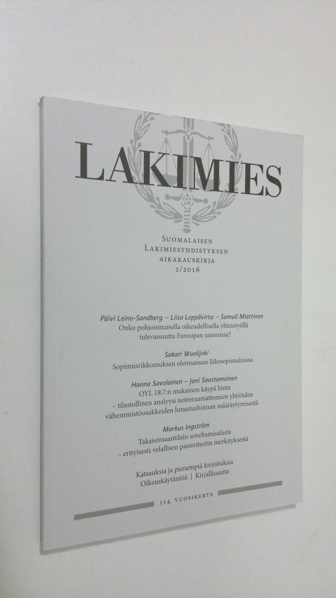 Lakimies 2/2016