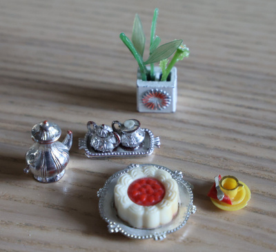 Lundby "kahvisetti" nukkekotiin, 1960-70-luku