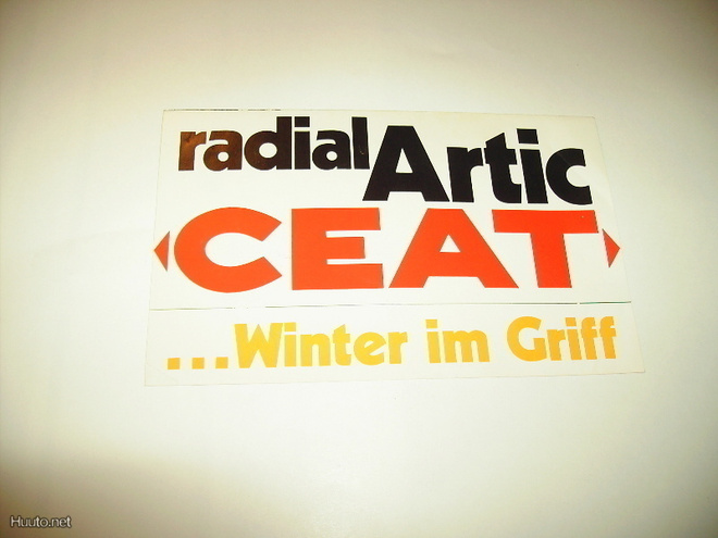 Radial Artic Ceat talvirengas mainos 1972