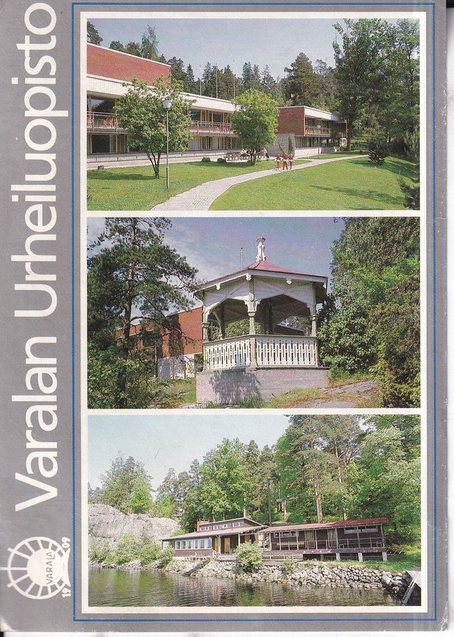 Tampere. Varalan Urheiluopisto. sommitelmakortti , e238