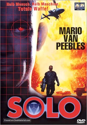 Solo 1996 Mario Van Peebles. robottitappaja scifi SUOMI TXT