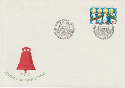 1886 Joulu-merkin FDC-kirje