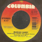 7” SINGLE Mariah Carey Feat Joe & 98° Thank God I Found You - pikkukuva 1