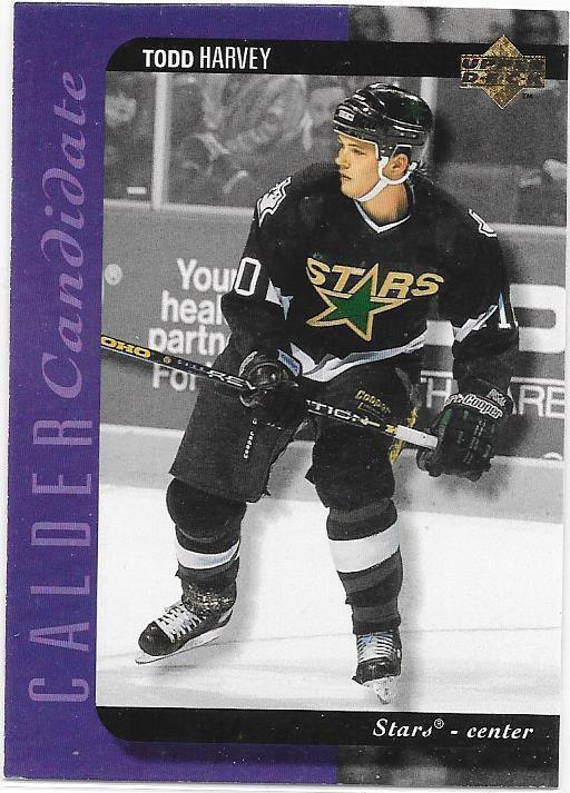 1994-95 UD Calder Candidate #536 Todd Harvey Dallas Stars