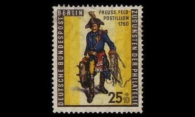 Berlin 131 ** Postimerkin päivä (1955)