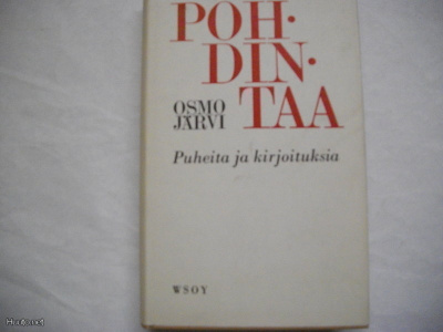 Osmo Järvi: Pohdintaa (9.11)