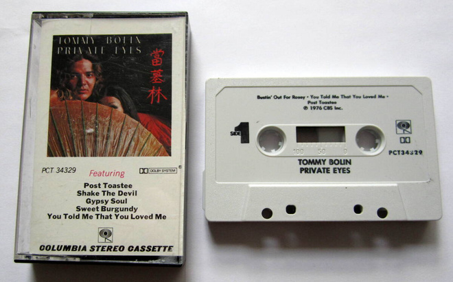 TOMMY BOLIN Private Eyes C-KASETTI