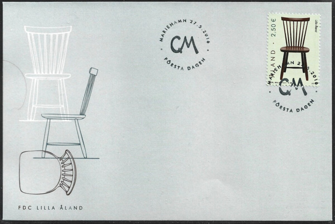 FDC Åland 2016  Lilla-Åland tuoli  LaPe ÅL 416