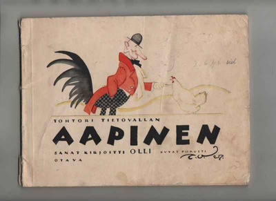 Olli: Tohtori Tietovallan aapinen, Otava 1927, nid., harvina
