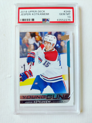 Jesperi Kotkaniemi - 18-19 UD Young Guns PSA 10