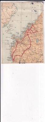 Karttakortti 4 Maamittaushallituksen Kivipaino 1942 b698