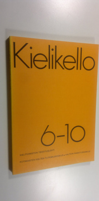Kielikello 6-10 : kielenhuollon tiedotuslehti