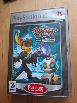 PS2 Ratchet & Clank 2 Going Commando + kotelo ja ohjeet