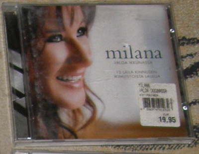 Milana - Valoa ikkunassa - CD
