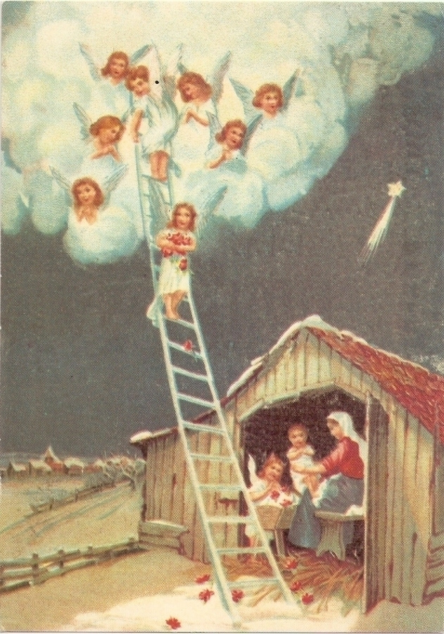 Pikkuenkelit laskeutuvat seimelle. Ei kulk.