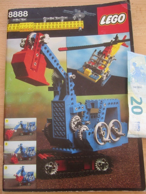 VANHA Lego 8888 Kirja SUomen Markkinoille 1980