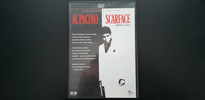 DVD: Scarface / Arpinaama *Egmont* (Al Pacino 1983/2001)