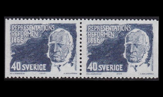 Ruotsi 553DD ** Kaksikamariset valtiopäivät (1966)