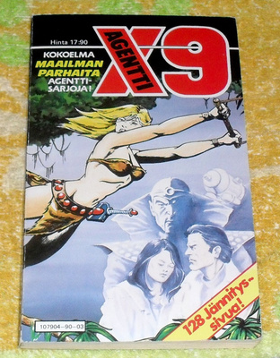 Agentti X9 Sarjakirja 3 / 1990