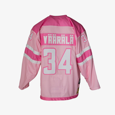 #34 Väärälä GI Roosa nauha-ottelun pelipaita