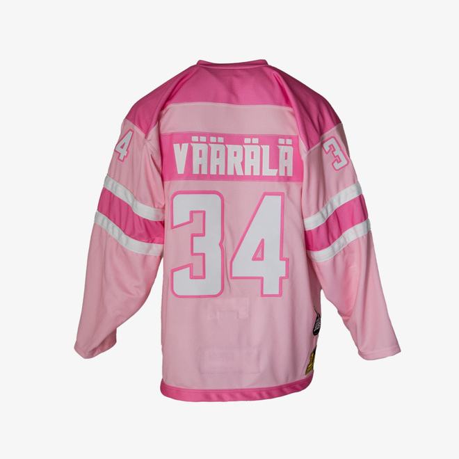 #34 Väärälä GI Roosa nauha-ottelun pelipaita