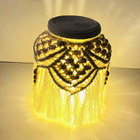 Iso valolyhty -makramee - 12,5 cm x 18 cm - pikkukuva 1