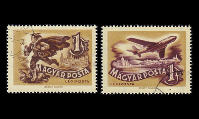 Unkari 1501-2 o Postimerkin päivä (1957)