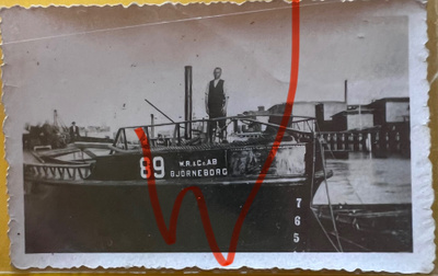 Valokuva Pori varhainen höyrylaiva W.R.& C:o Björneborg