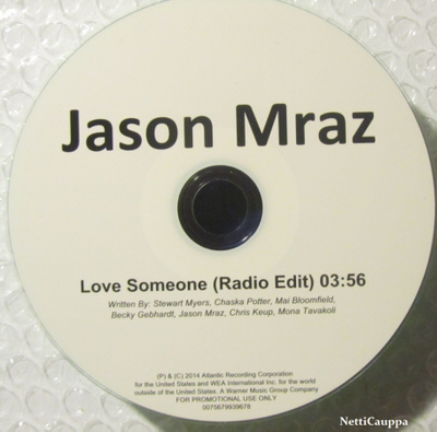 Jason Mraz • Love Someone PROMO CDr-Single
