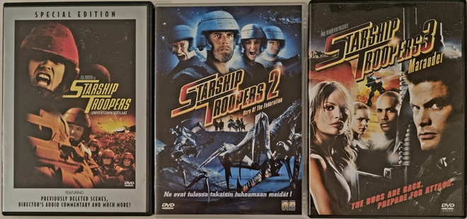 STARSHIP TROOPERS -TRILOGIA DVD (3 x 1 disc)