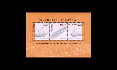 Islanti 876-8BL20 ** Postimerkin päivä (1997)