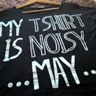 Musta Noisy May lyhyt T-paita / Toppi - M/L - pikkukuva 1