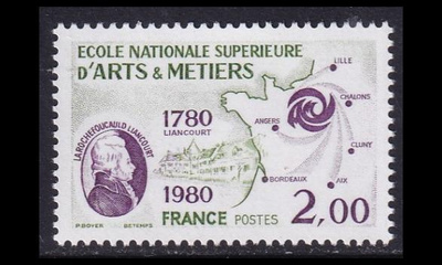 Ranska 2205 ** Kauppakorkeakoulut 200v (1980)