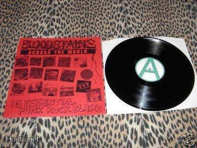 BLOODSTAINS ACROSS WORLD kok LP -1978-1982- ..rArE pUnK rOcK