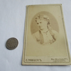 Christina Nilsson käyntikorttikuva 6x10cm venäl 1800-luku - pikkukuva 1