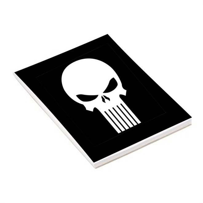 PUNISHER SKULL MAGNET NOTEPAD	(45 388)	15 x 11cm muistivihko