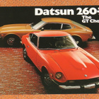 1974 Datsun 260 Z esite - KUIN UUSI - pikkukuva 1