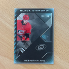 2021-22 Black Diamond Sebastian Aho Base #BDB-SA /349 - pikkukuva 1