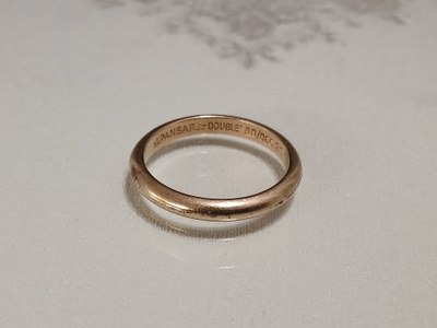 Vintage Gold double sormus PANSAR