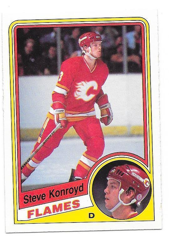 1984-85 OPC #226 Steve Konroyd Calgary Flames