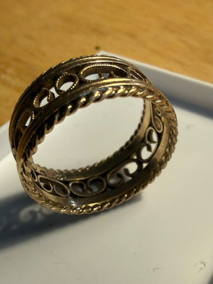 Kalevala Filigraani sormus 18k, 16.5, 8,5mm leveydellä