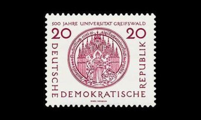 DDR 543 ** Greifswaldin yliopisto 500v (1956)